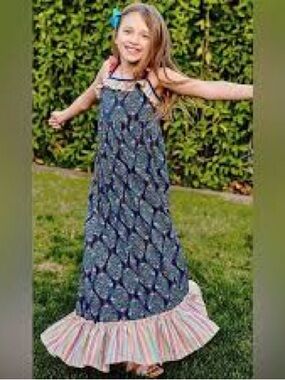 Matilda Jane Gotta Jet Maxi Dress Wish You Were Here Size 8